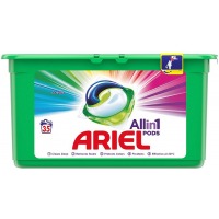 Ariel All In 1 Pods Color, Gélové Kapsuly Na Pranie, 35 Praní
